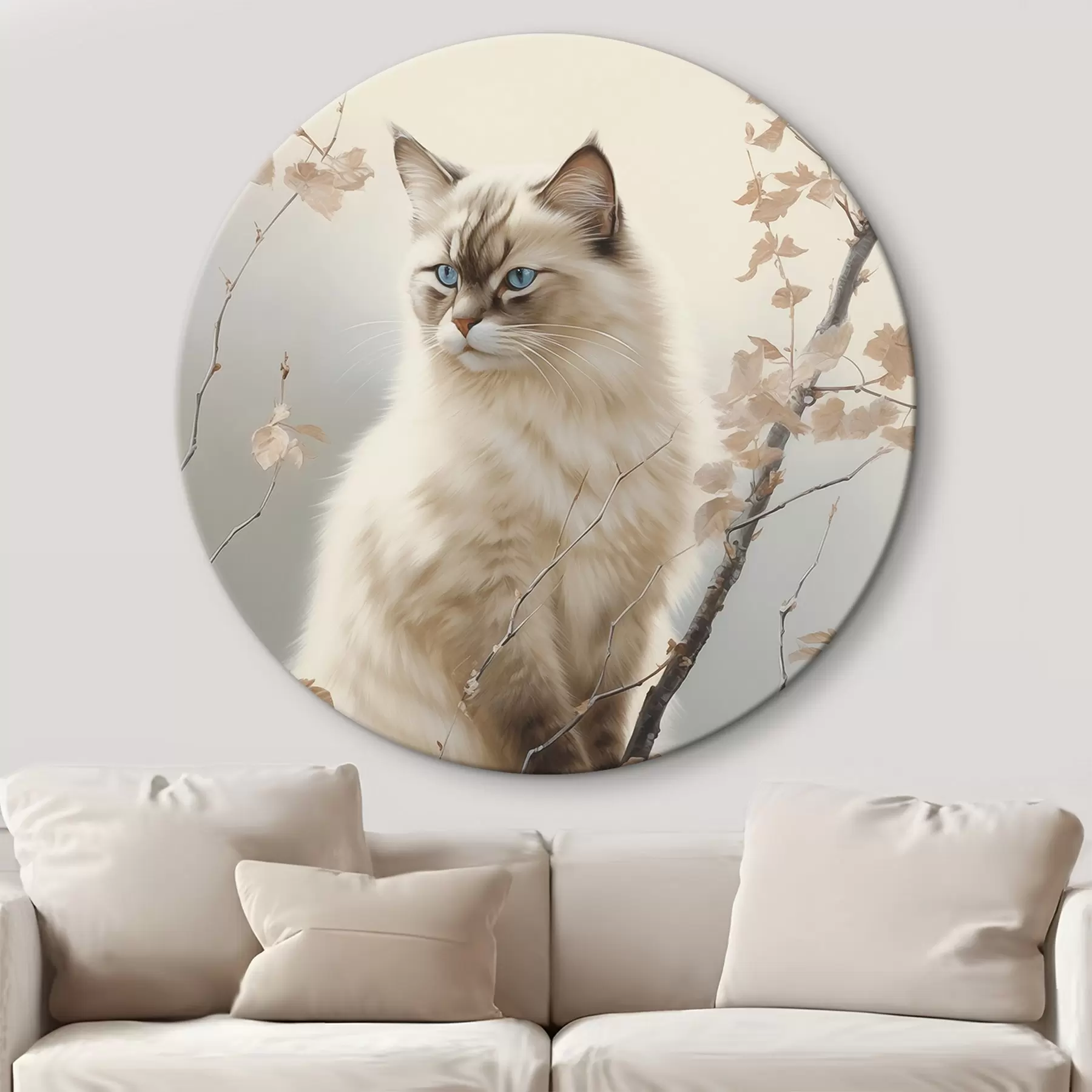 Obraz Kot na gałęzi drzewa r46300