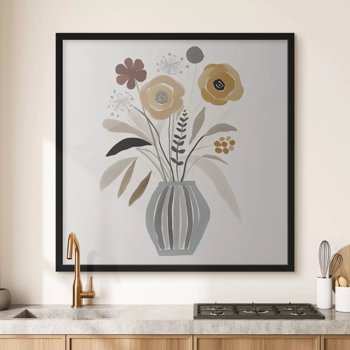 Plakat Kwiaty w wazonie f46303