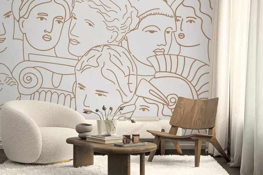 Fototapeta Starożytne twarze w04728v1