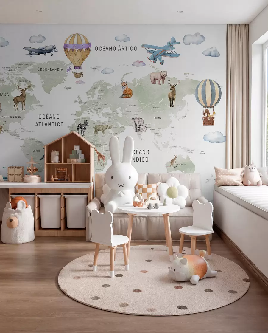 Fototapeta Zielony atlas po hiszpańsku c00001es