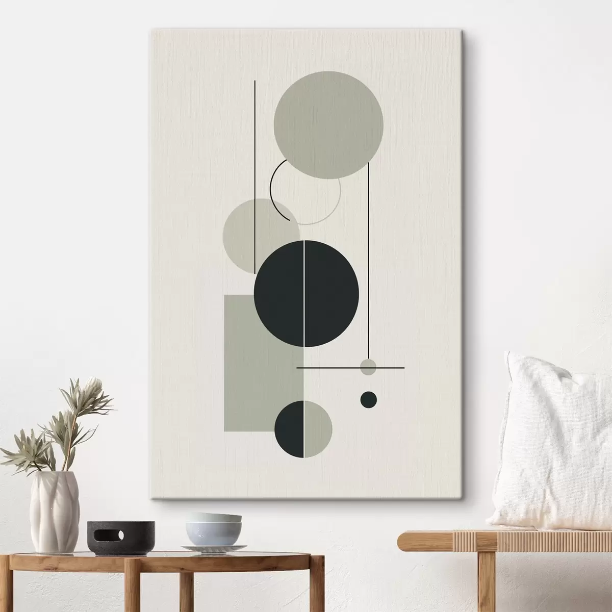 Obraz Geometryczna minimalistyczna abstrakcja s46352