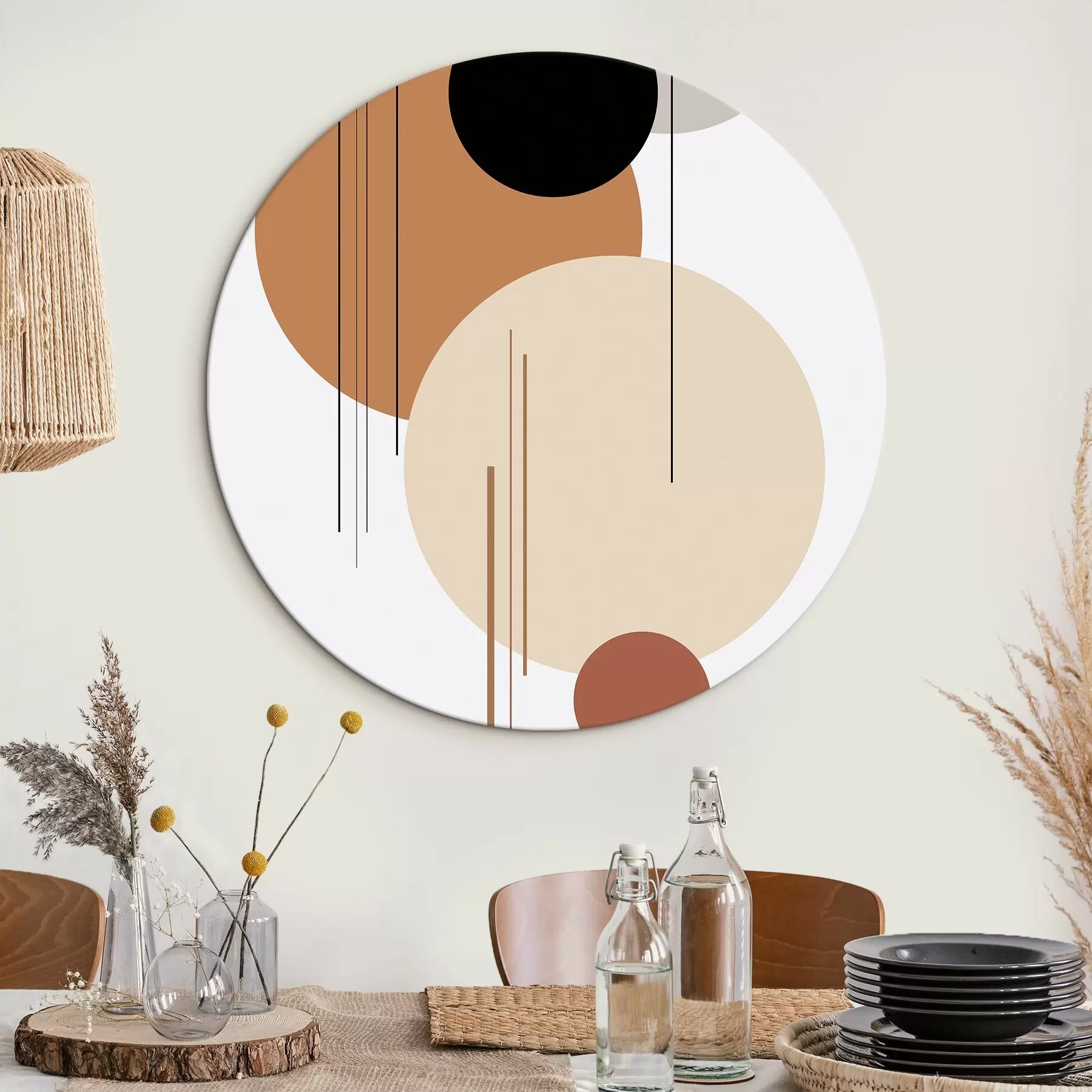 Obraz Abstrakcyjna kompozycja geometryczna r46351 kup w Polsce - Uwalls.pl Obraz Abstrakcyjna kompozycja geometryczna r46351