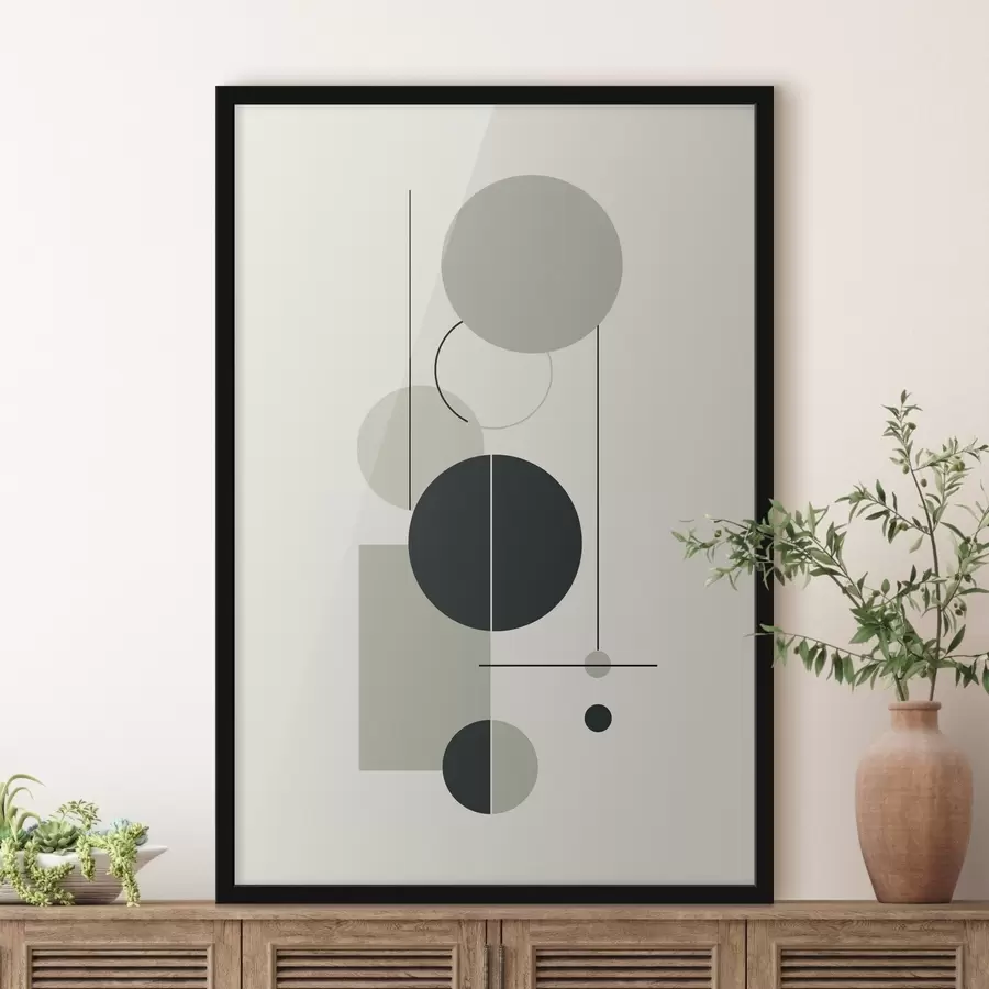 Fototapeta Geometryczna minimalistyczna abstrakcja f46352