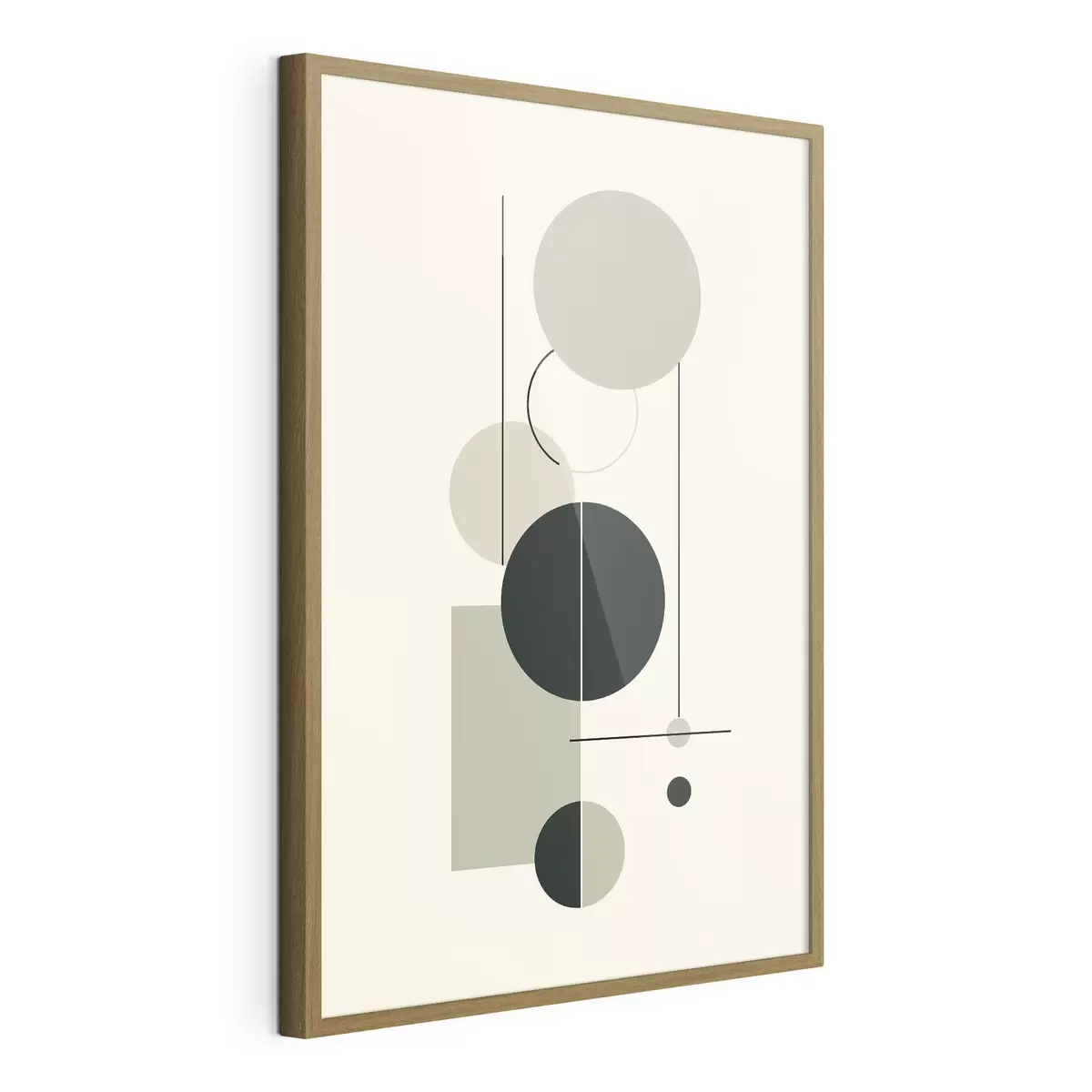 Plakat Geometryczna minimalistyczna abstrakcja f46352