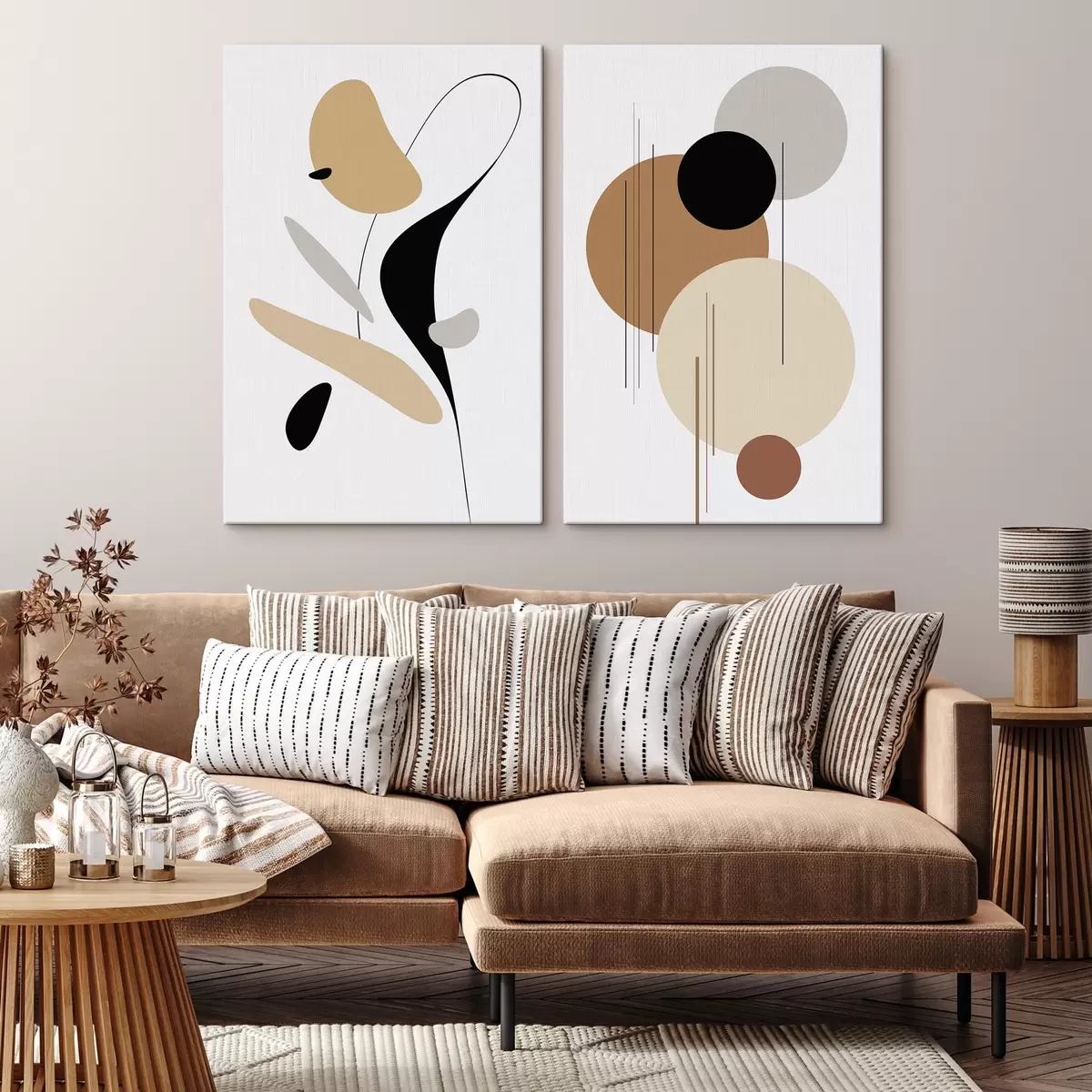 Obraz Abstrakcyjna kompozycja geometryczna m00908