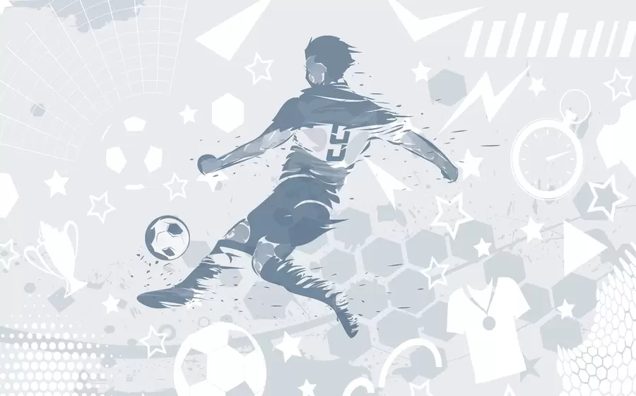 Fototapeta Piłkarz, sportowiec w04763v1
