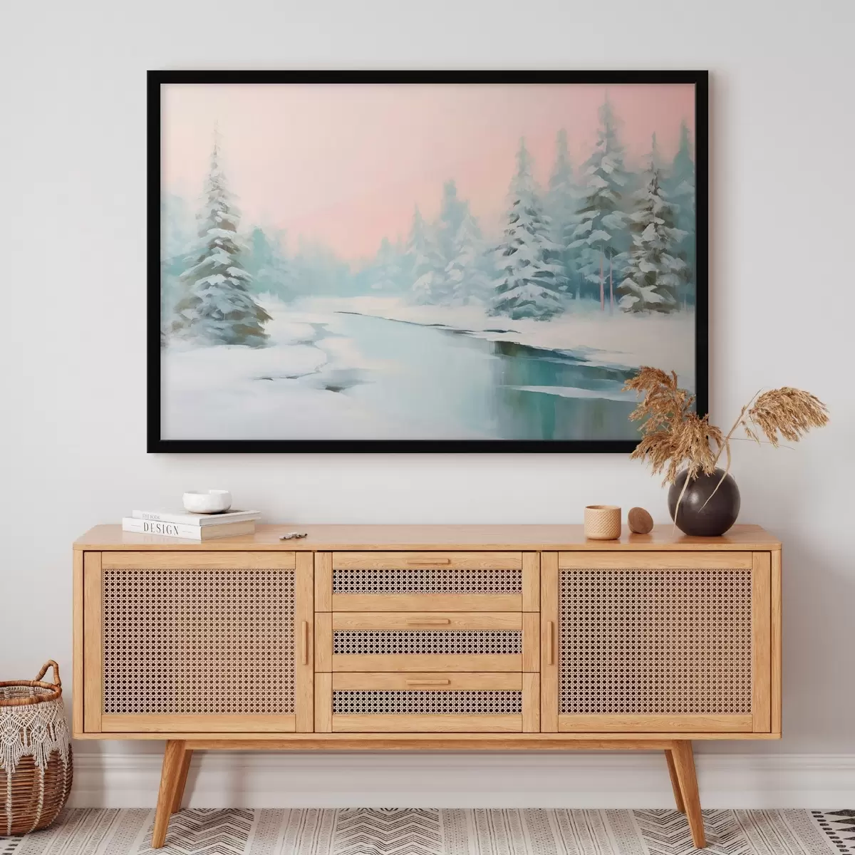 Plakat Zimowy krajobraz f46408