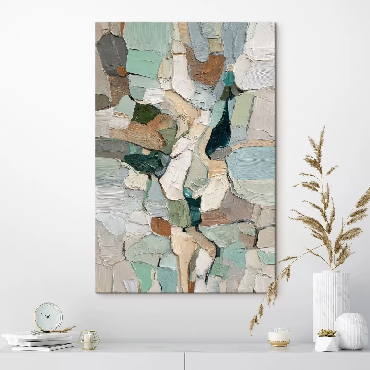 Obraz Teksturowane pociągnięcia s46371