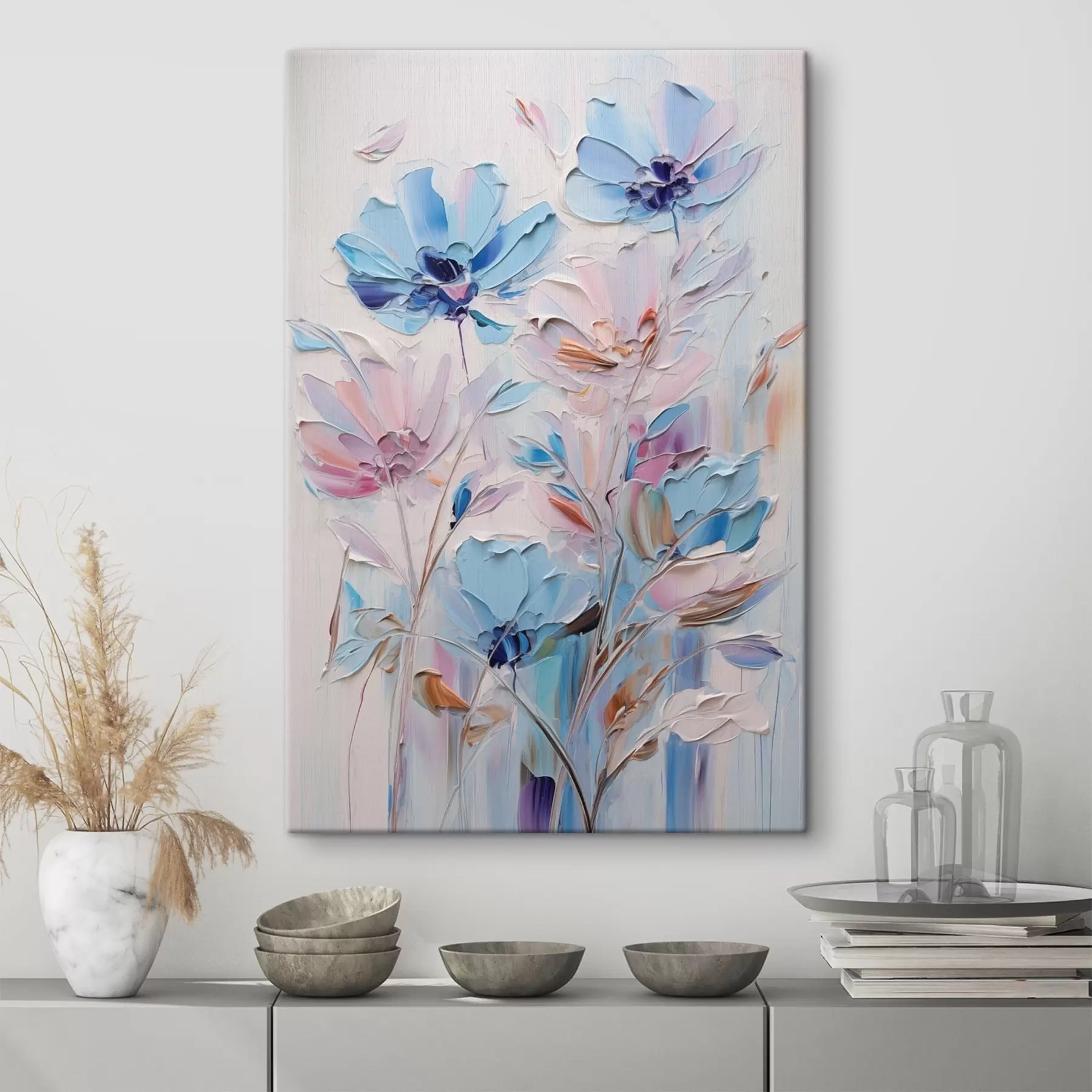 Obraz Malowane kwiaty s46392