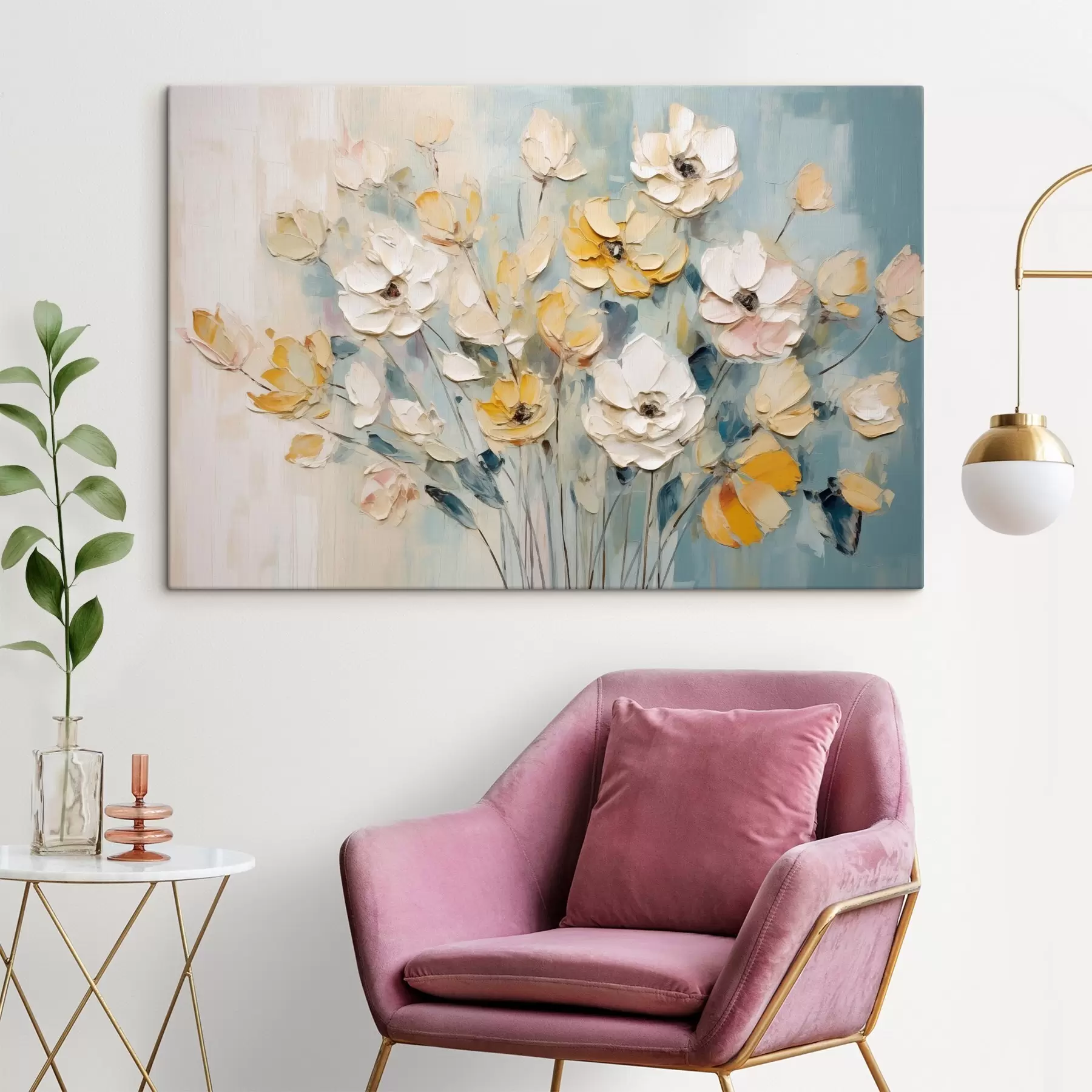 Obraz Kwiaty w różnych kolorach s46397