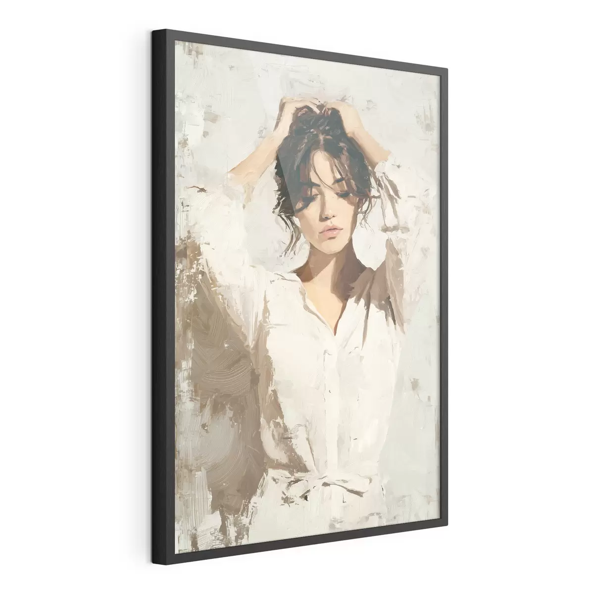 Plakat Kobieta w bieli f46366