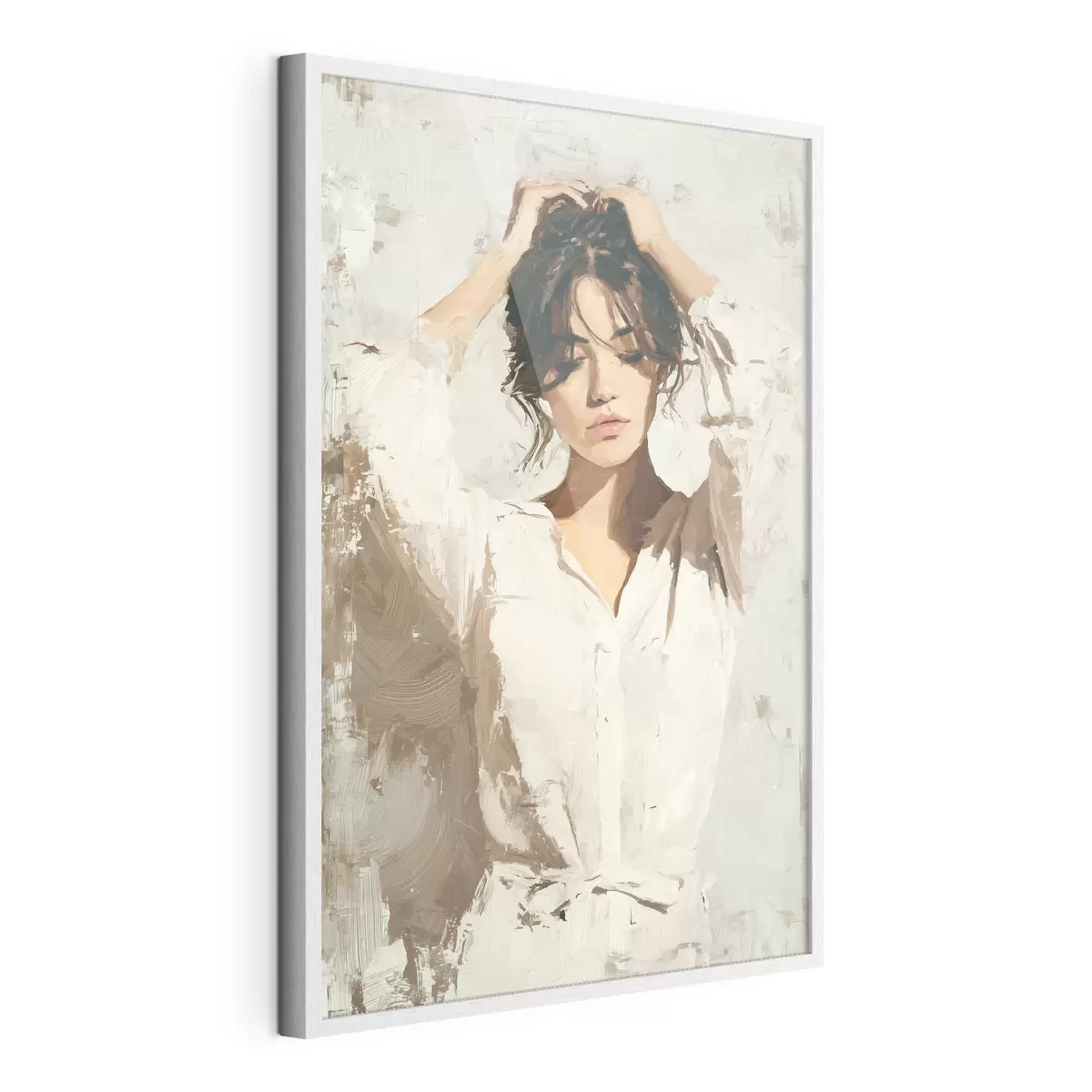 Plakat Kobieta w bieli f46366