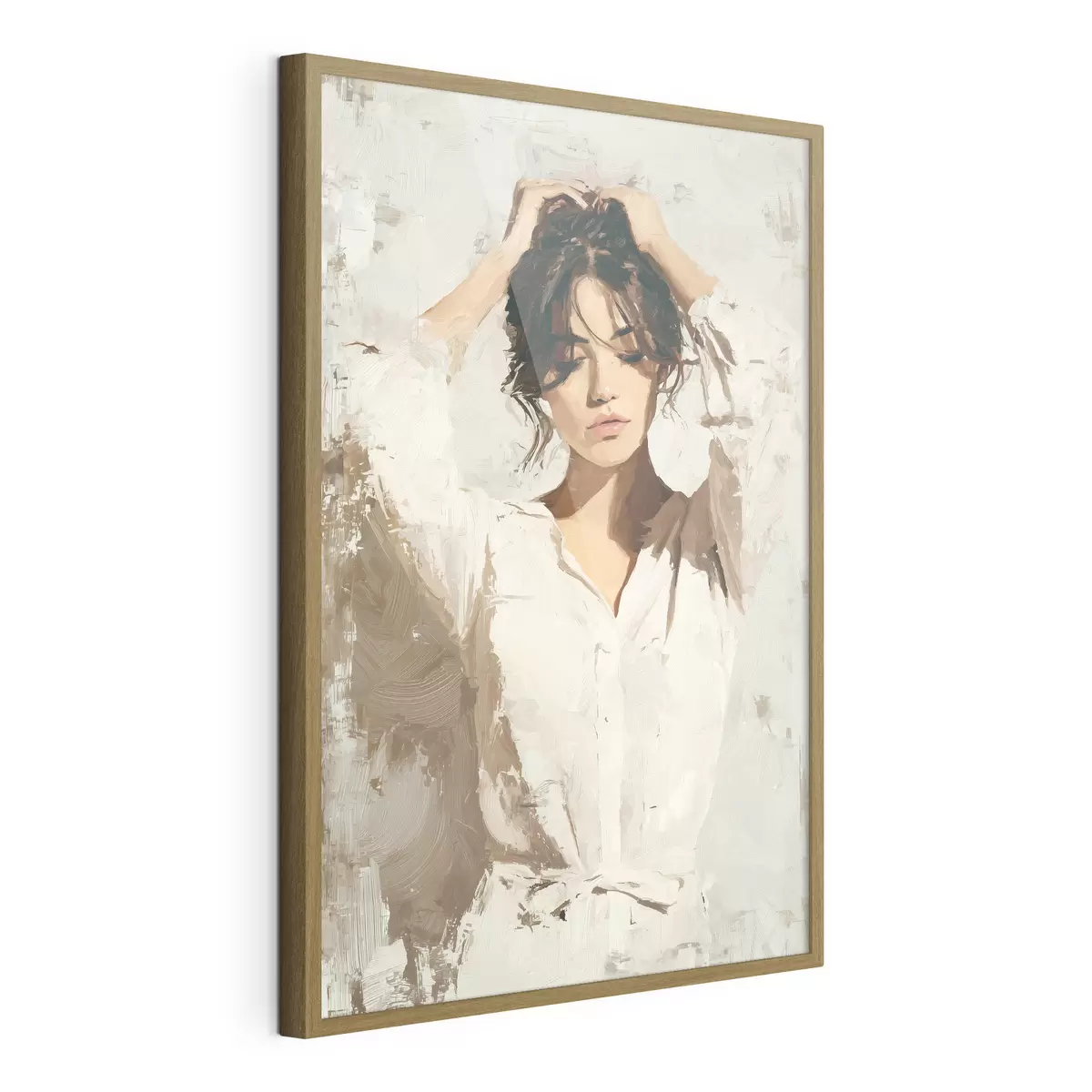 Plakat Kobieta w bieli f46366