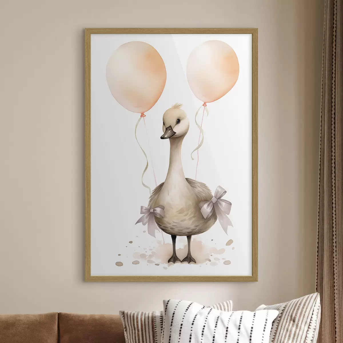 Plakat Gęś f46380