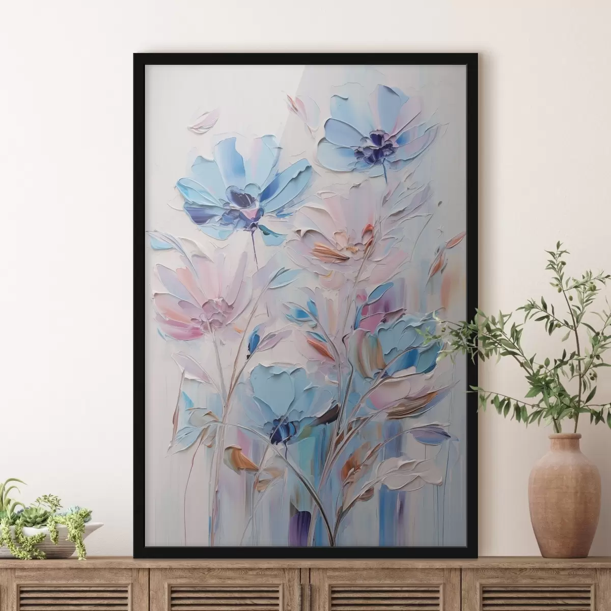 Plakat Malowane kwiaty f46392