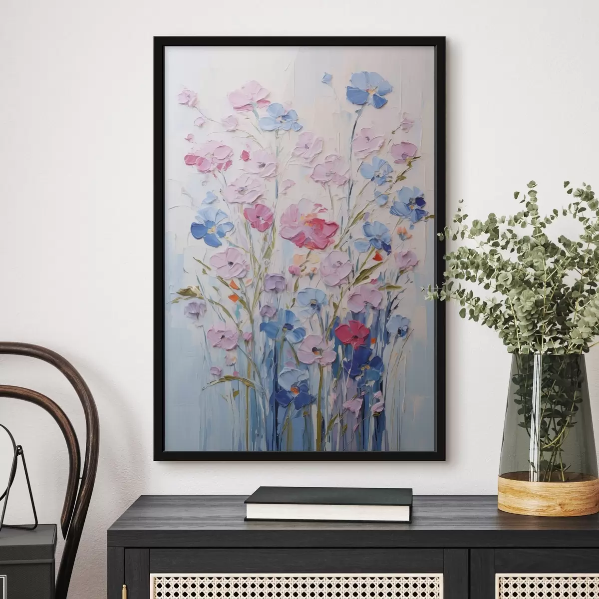 Plakat Malowane kwiaty f46395
