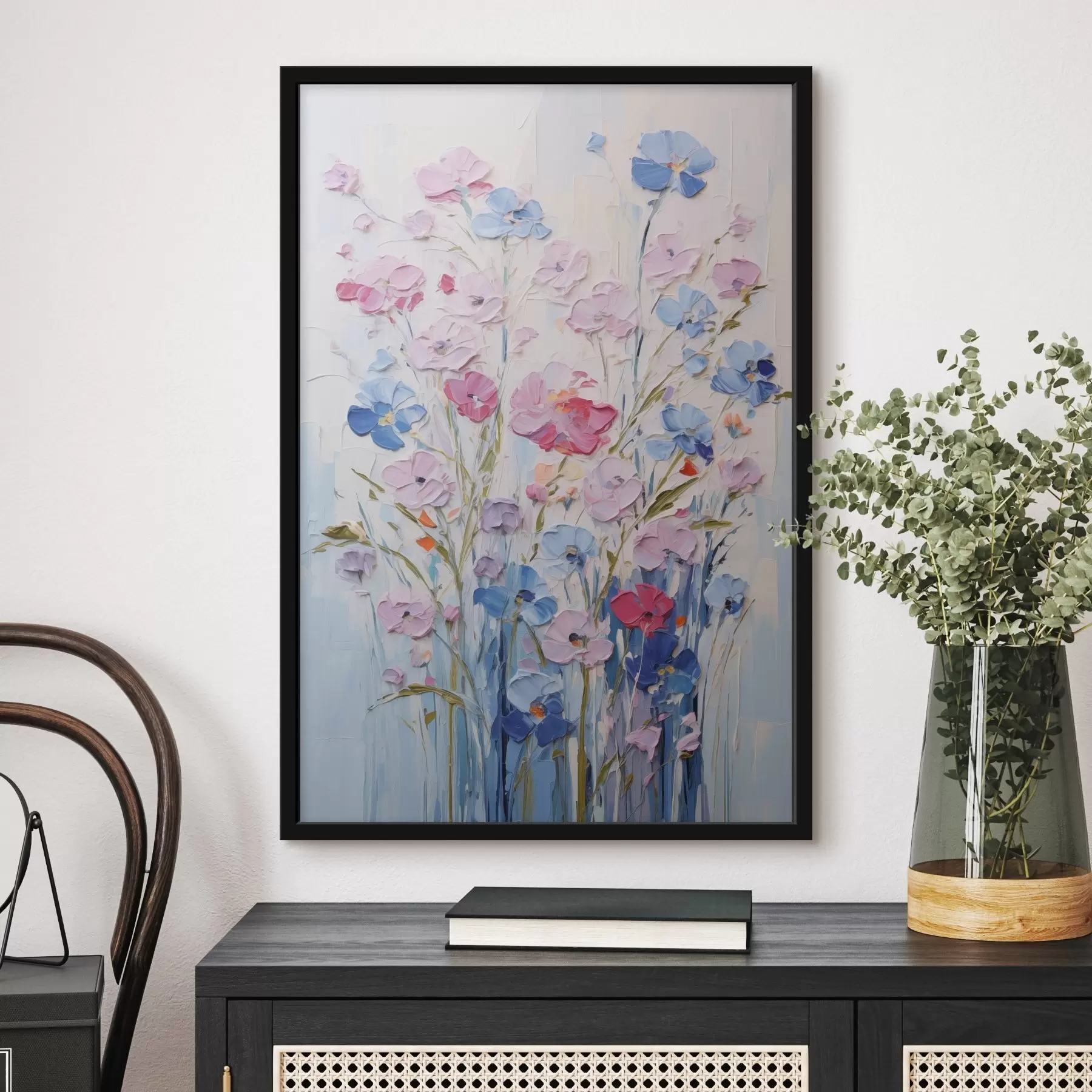 Fototapeta Malowane kwiaty f46395