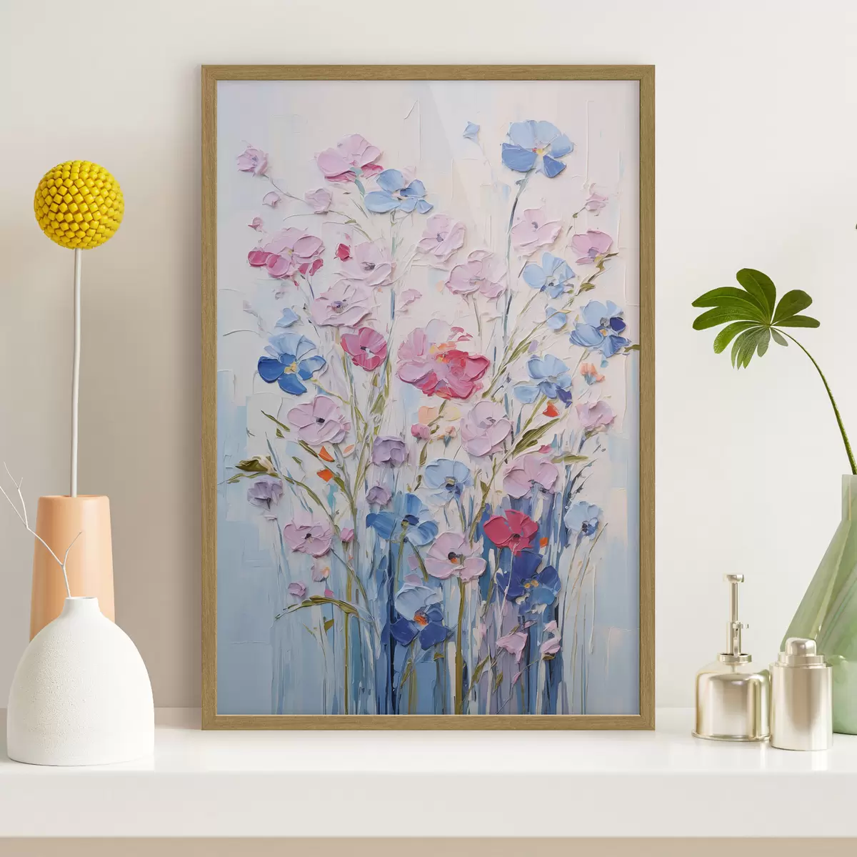 Plakat Malowane kwiaty f46395