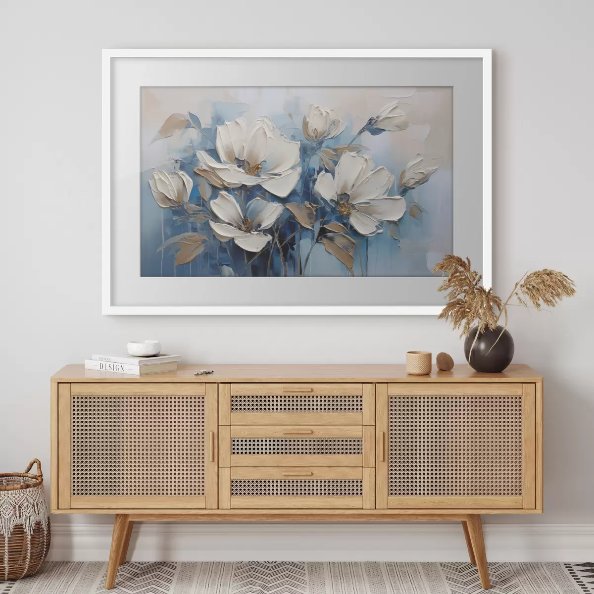 Plakat Malowane kwiaty f46396