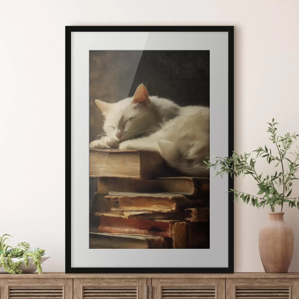 Plakat Kot i natchnienie f46428