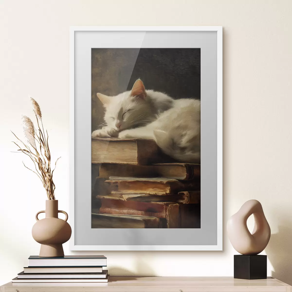 Plakat Kot i natchnienie f46428