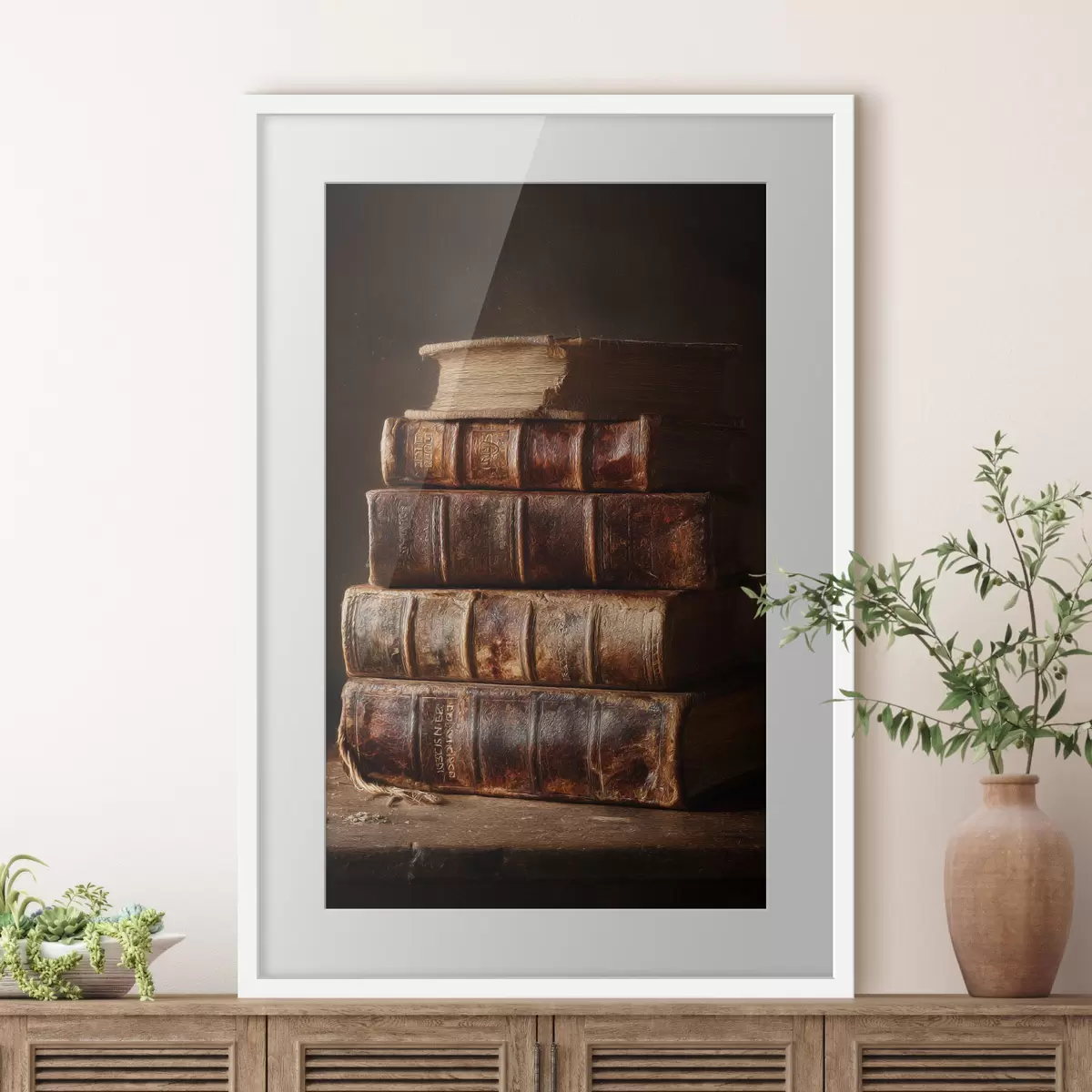 Plakat Książki vintage f46430
