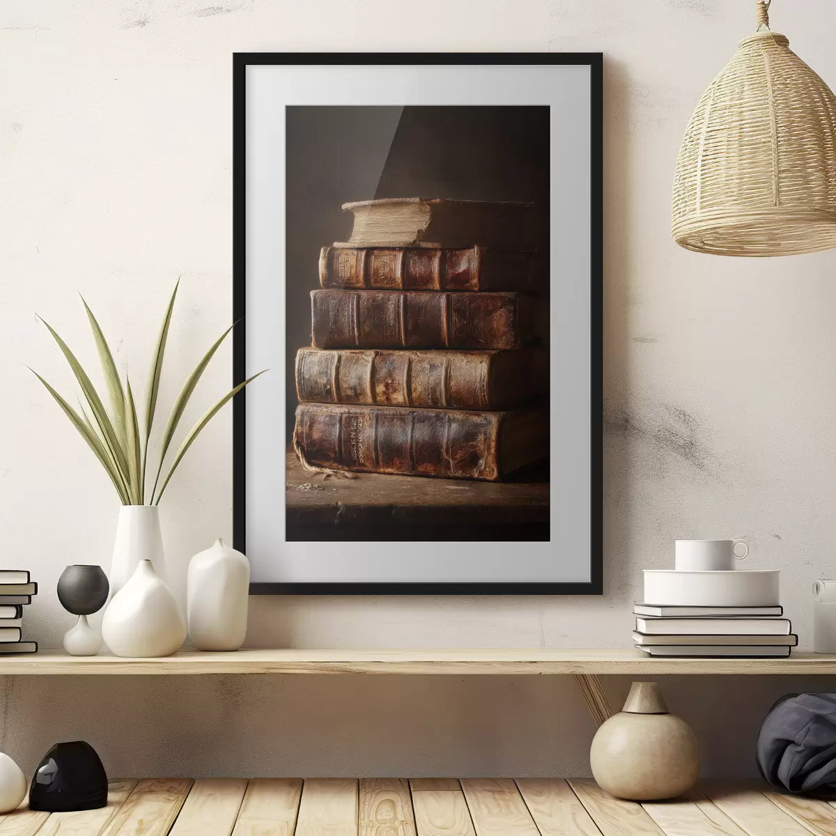 Plakat Książki vintage f46430