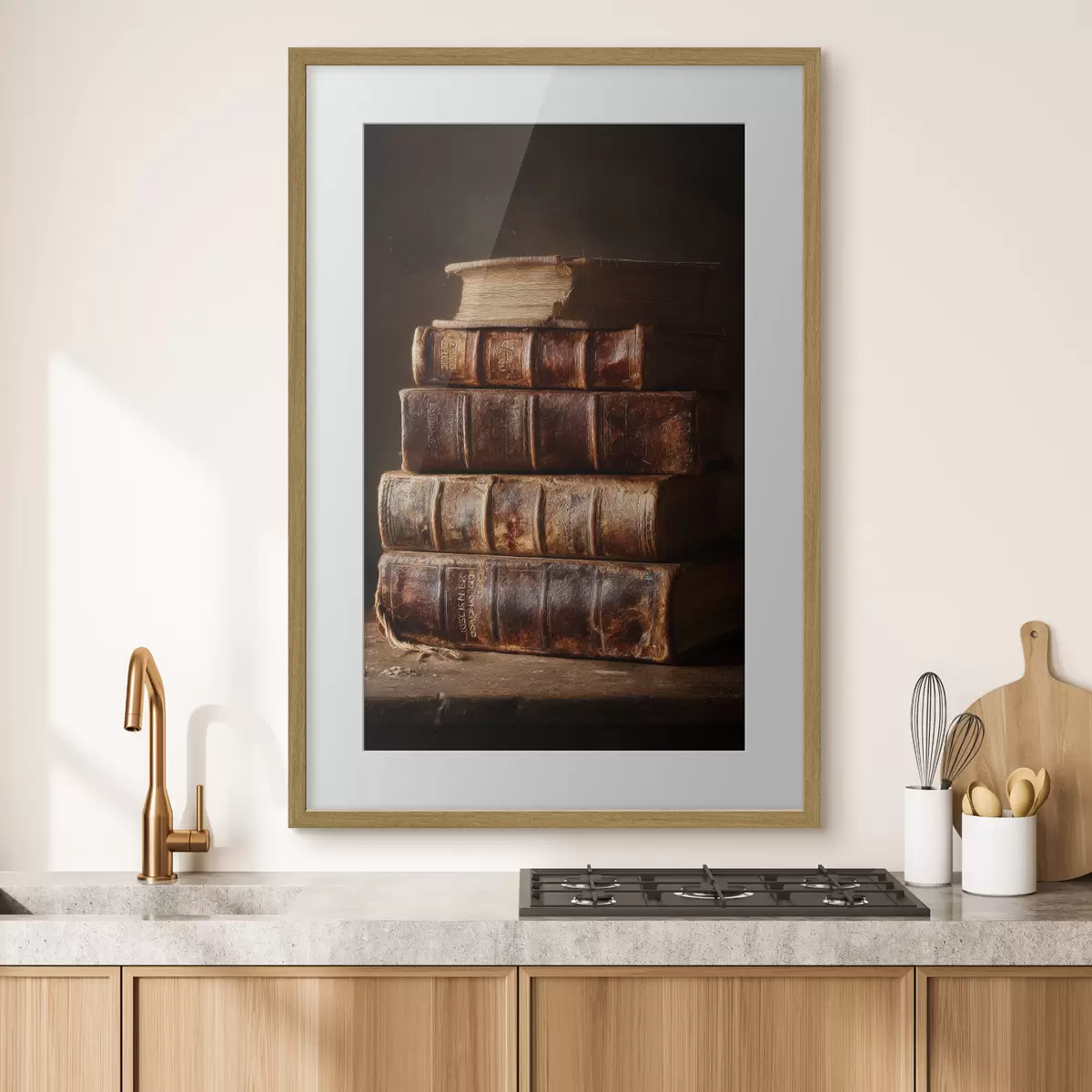 Plakat Książki vintage f46430