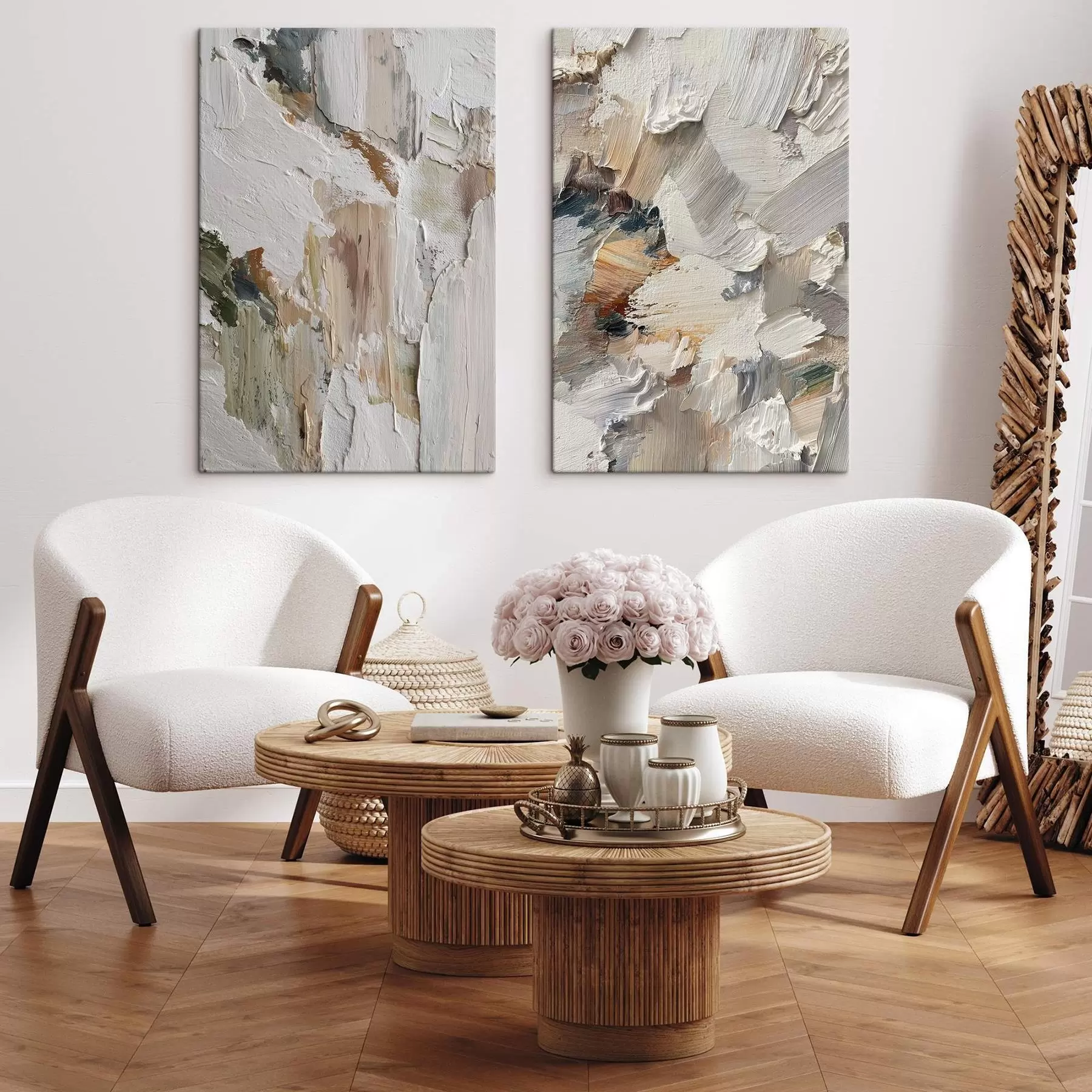 Obraz Abstrakcyjna faktura impasto m00916