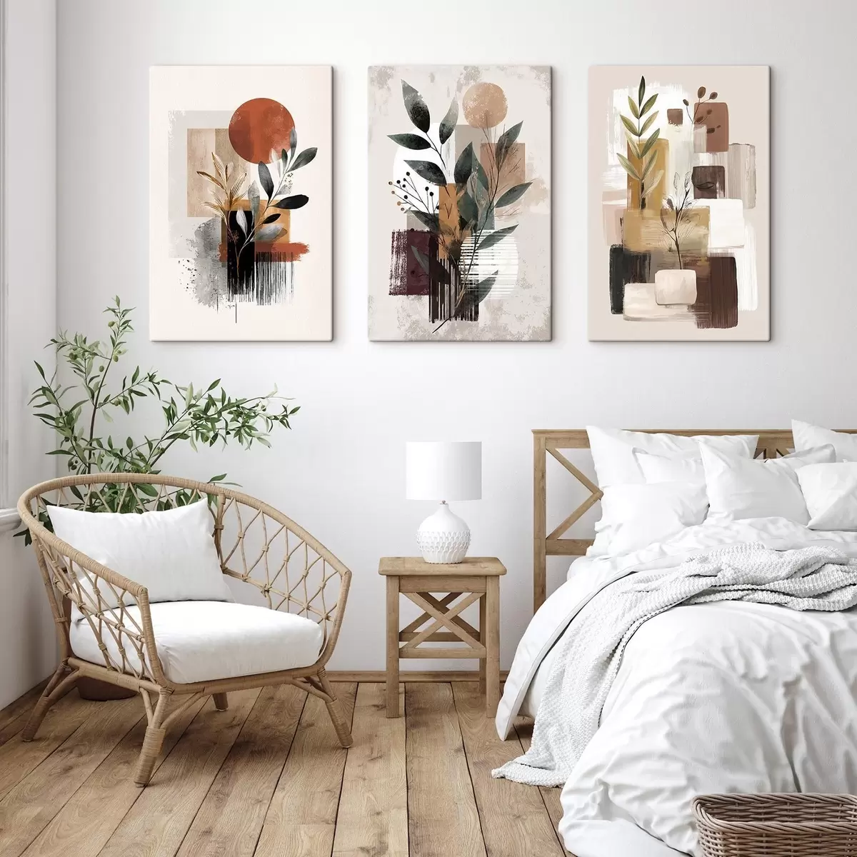 Obraz Streszczenie Botanika m00926