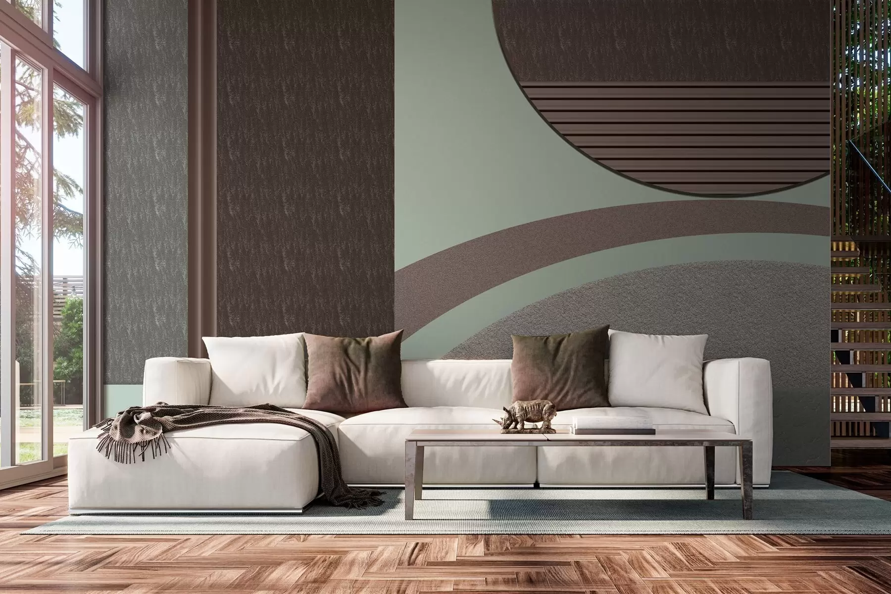 Fototapeta abstrakcyjna teksturowana geometria  w04631