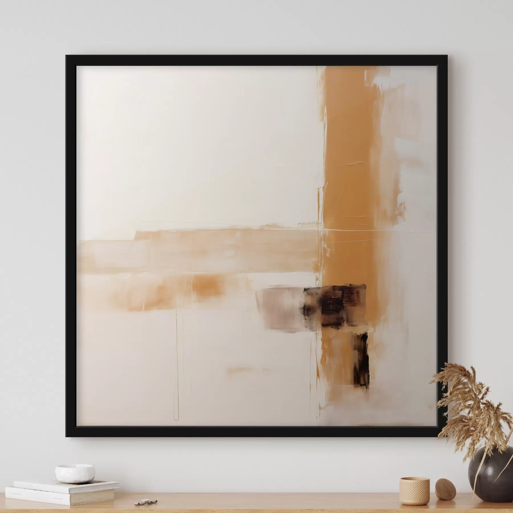 Fototapeta Pomarańczowo-brązowa abstrakcja f46307