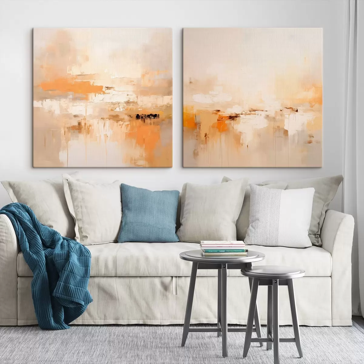 Obraz Jasny obraz abstrakcyjny w jesiennych odcieniach m00895