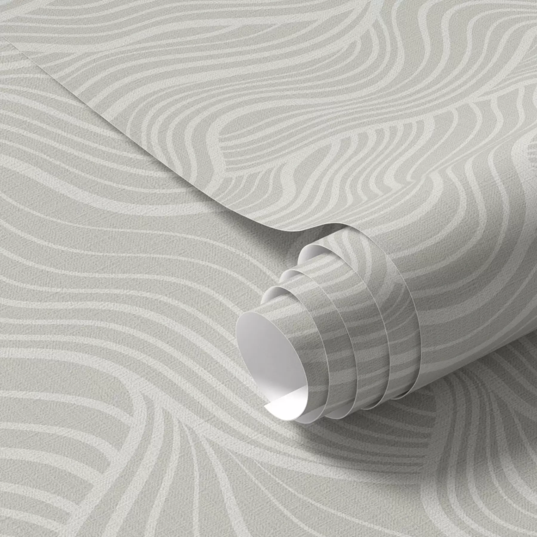 Fototapeta Fale na szaro-oliwkowym tle z fakturą tkaniny a00681