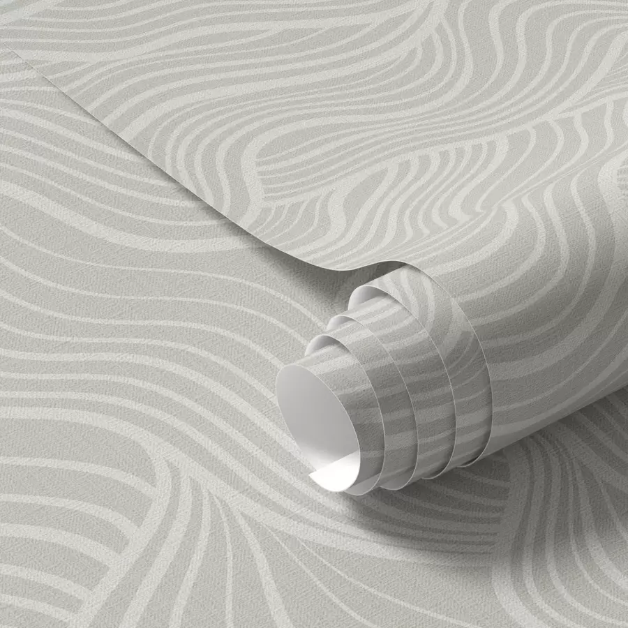 Fototapeta Fale na szaro-oliwkowym tle z fakturą tkaniny a00681