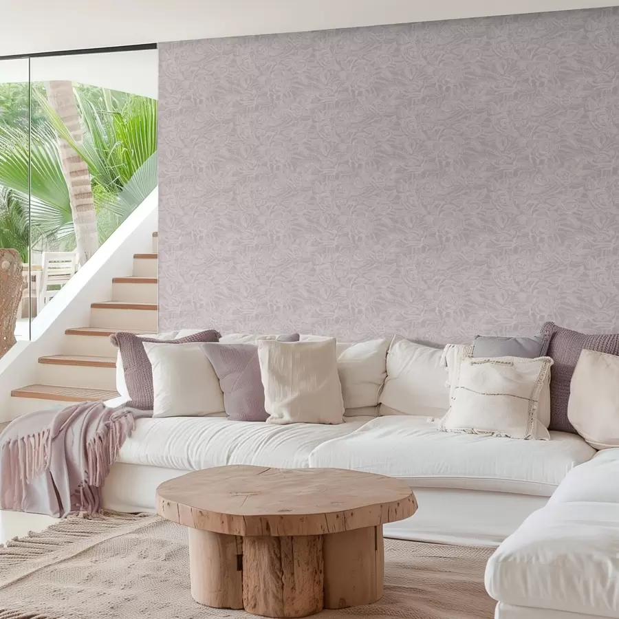 Fototapeta Wyrzeźbione róże na jasnoszarym tle a00841v1