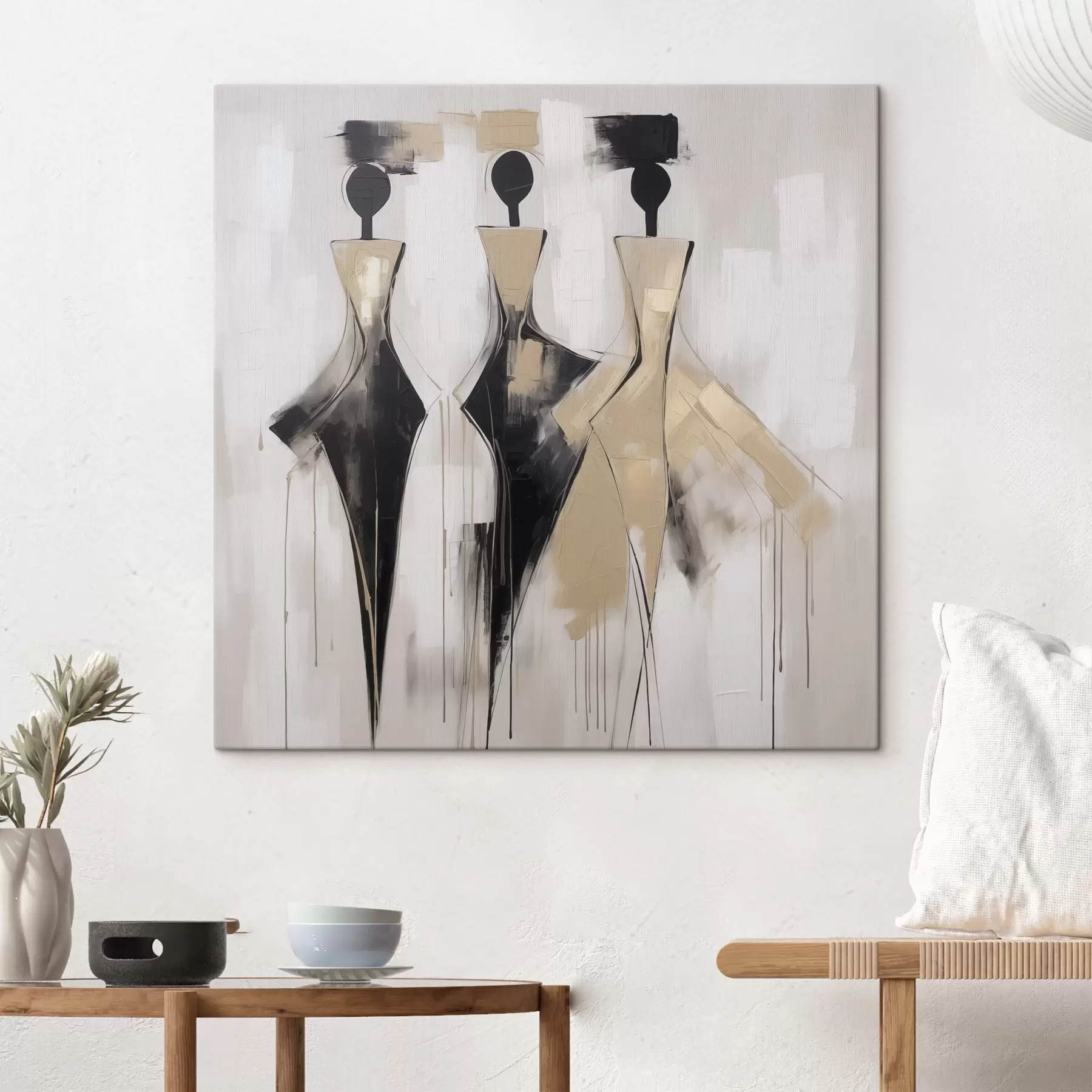 Obraz Abstrakcyjne sylwetki s46436