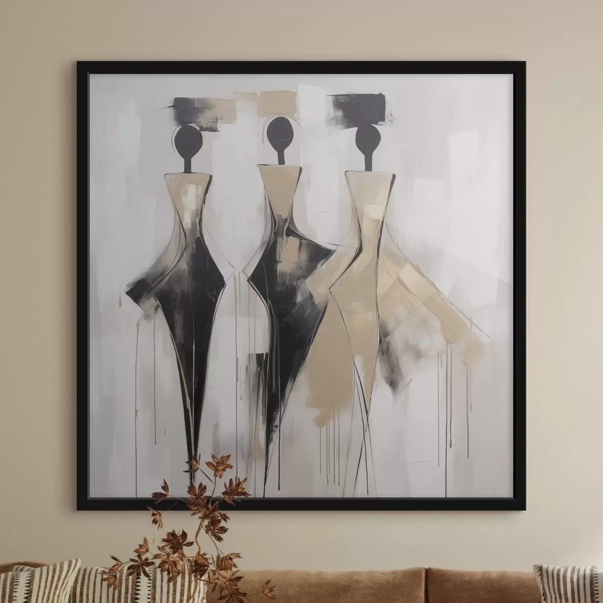 Plakat Abstrakcyjne sylwetki f46436