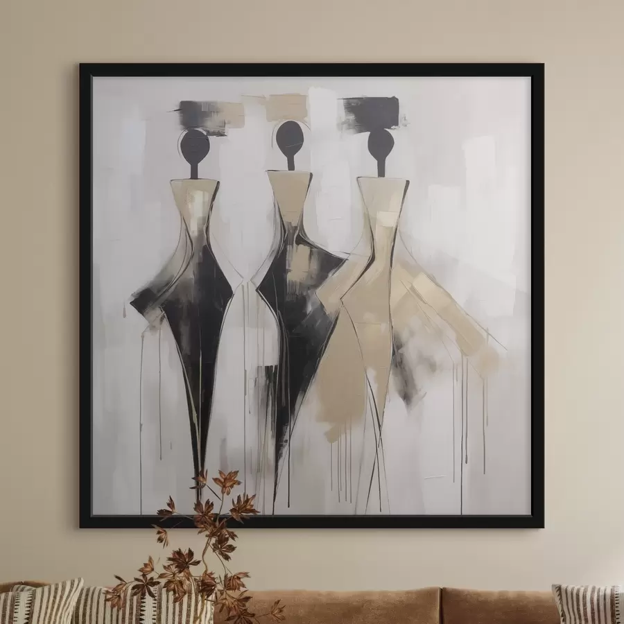 Fototapeta Abstrakcyjne sylwetki f46436