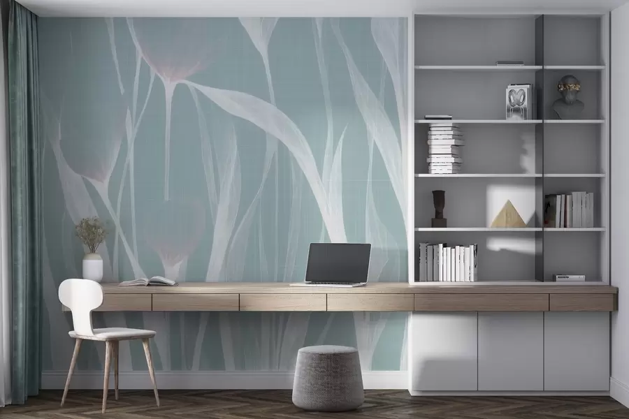 Fototapeta Kruche, półprzezroczyste tulipany w04831v2