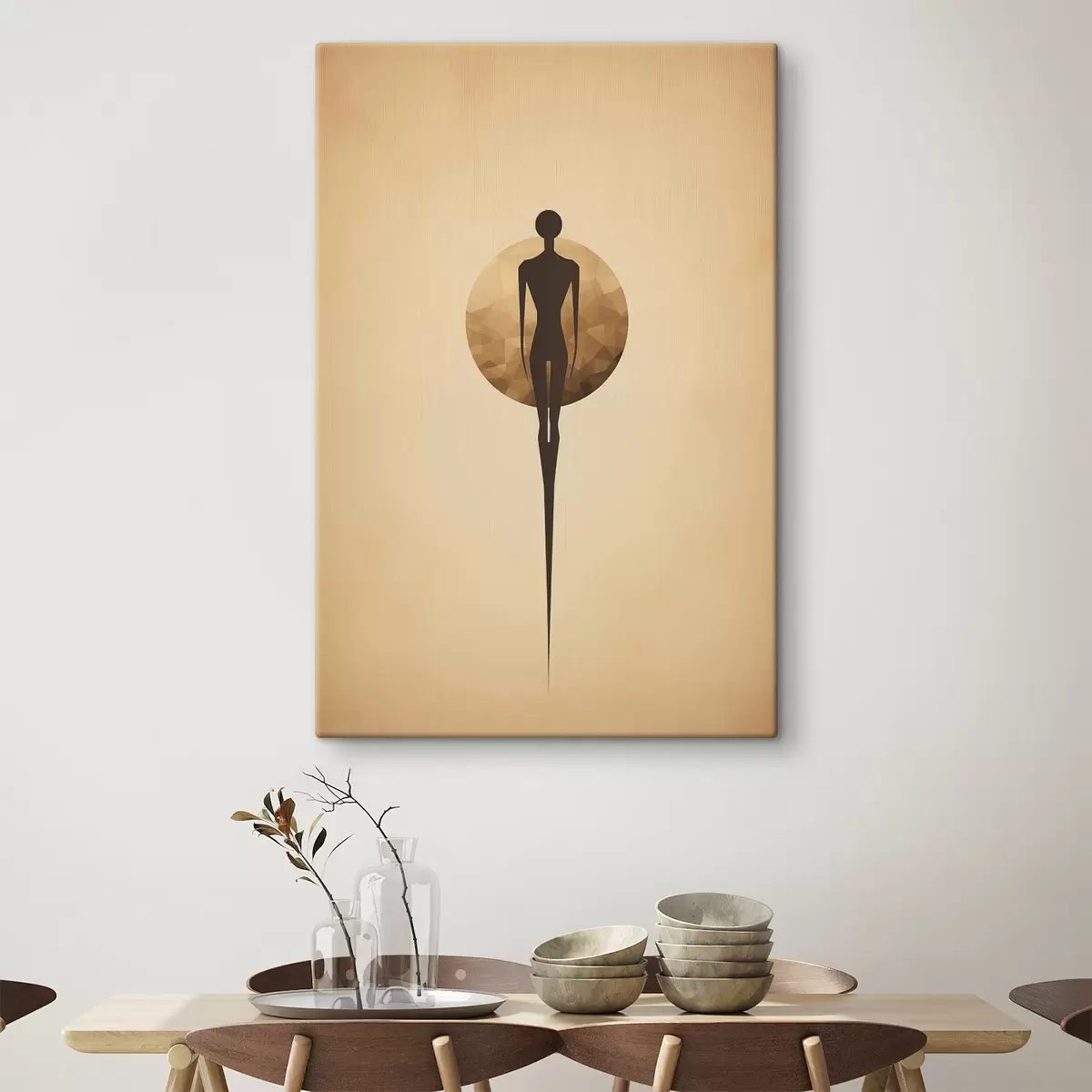 Obraz Abstrakcyjna sylwetka s46356