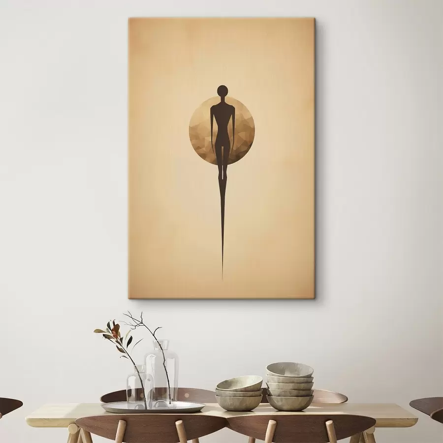 Obraz Abstrakcyjna sylwetka s46356