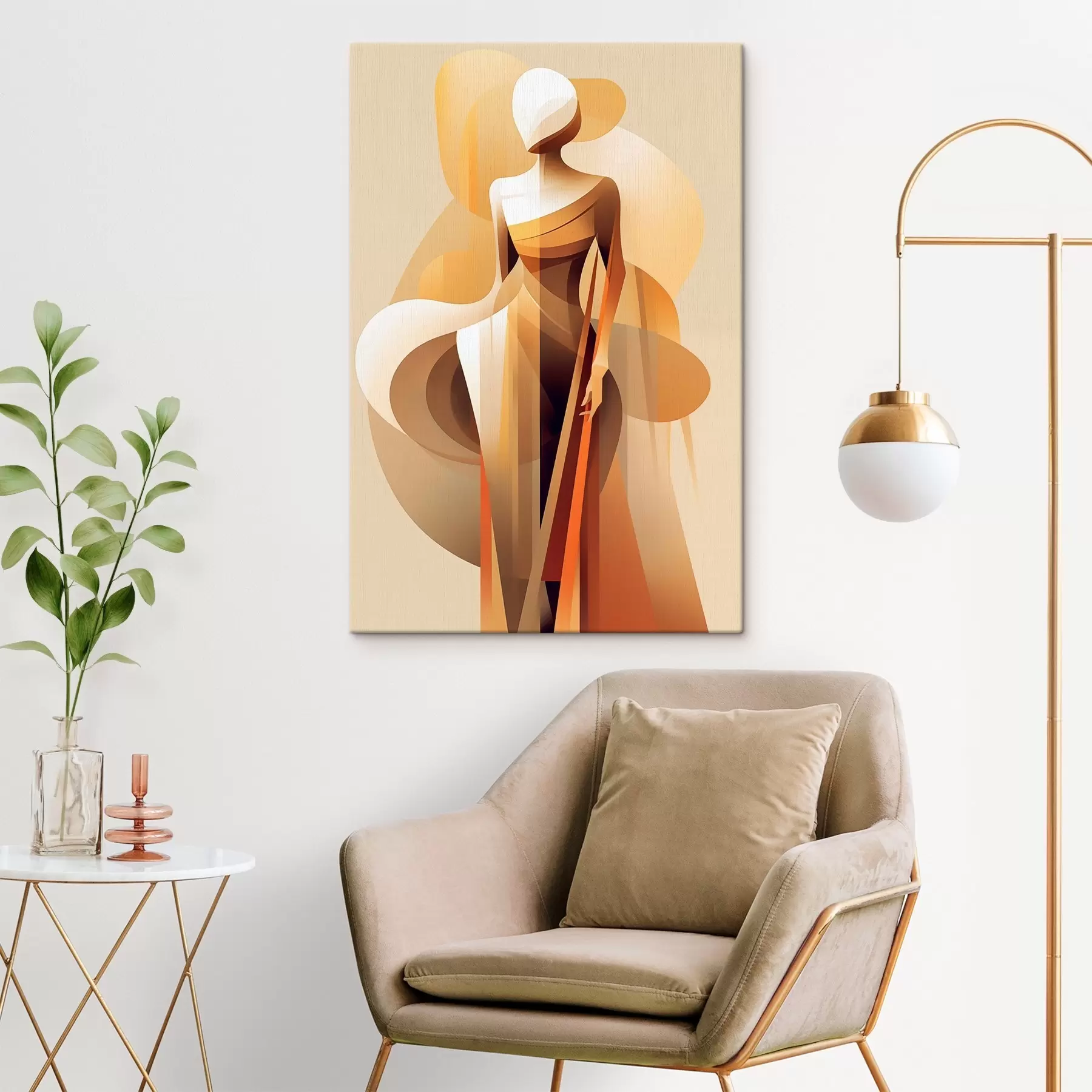 Obraz Abstrakcyjna sylwetka s46357