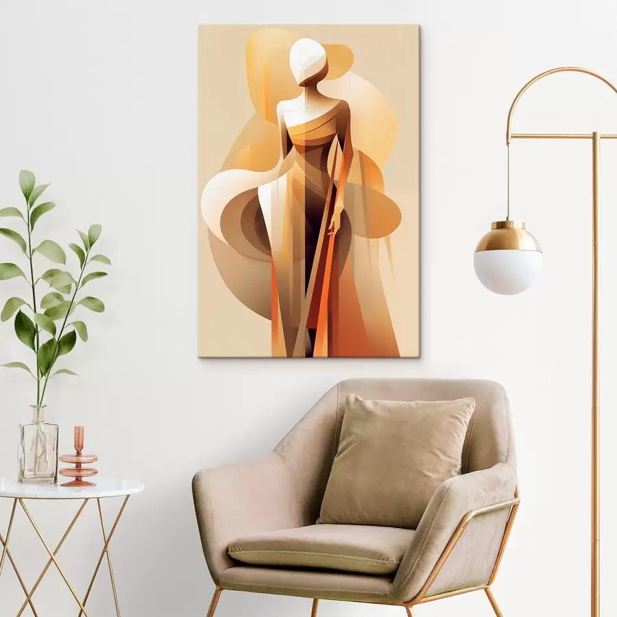 Obraz Abstrakcyjna sylwetka s46357