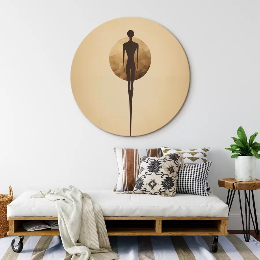 Obraz Abstrakcyjna sylwetka r46356