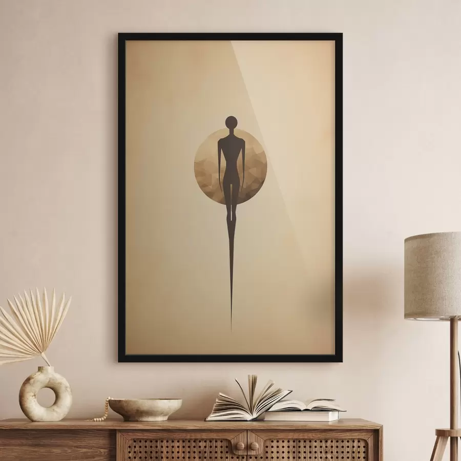 Fototapeta Abstrakcyjna sylwetka f46356