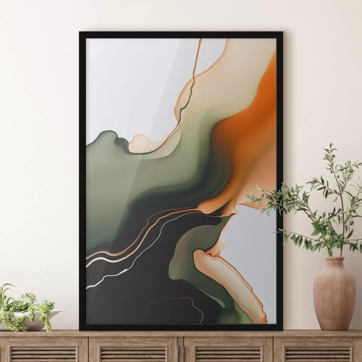 Plakat Fala abstrakcyjna f46448