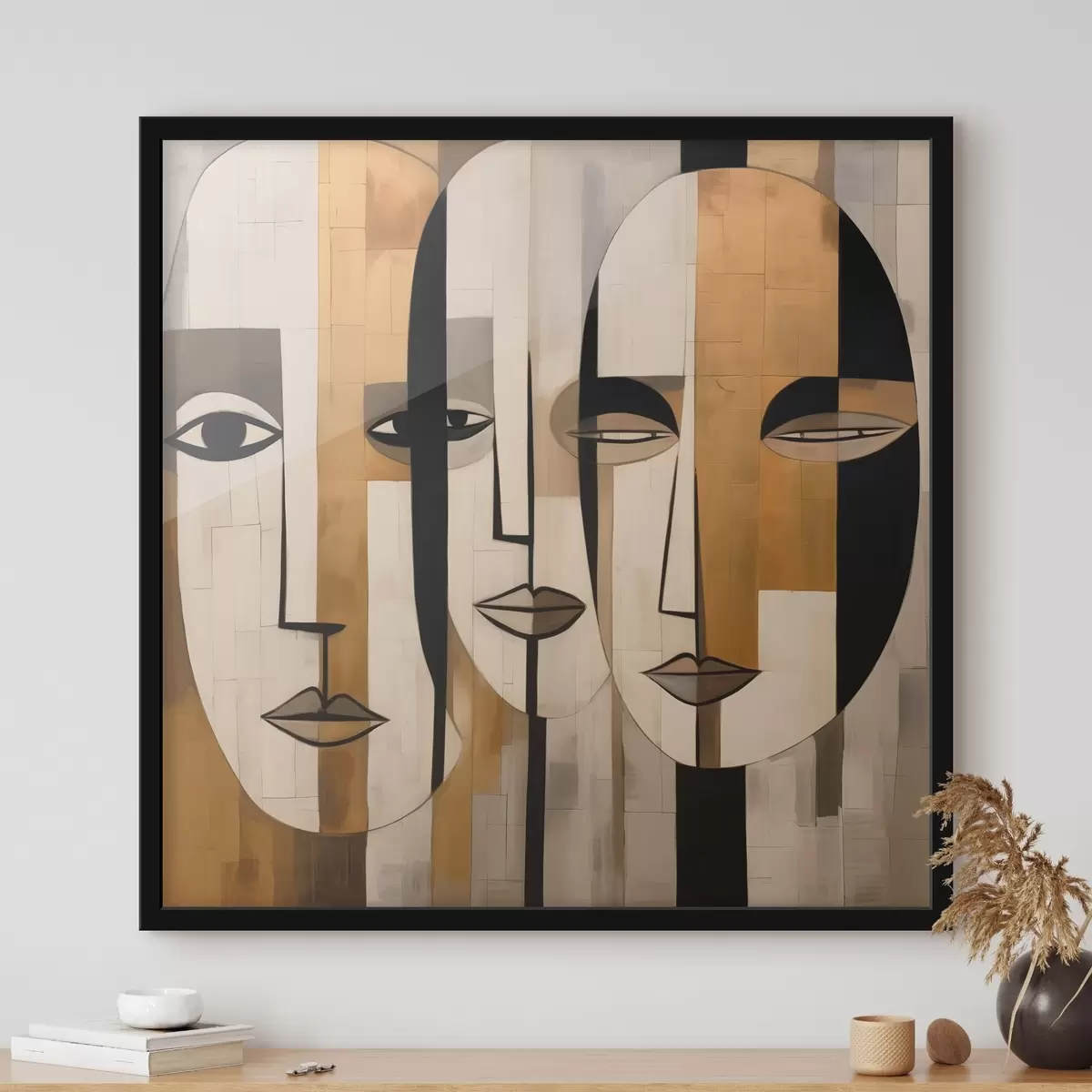 Plakat Abstrakcyjne twarze f46452