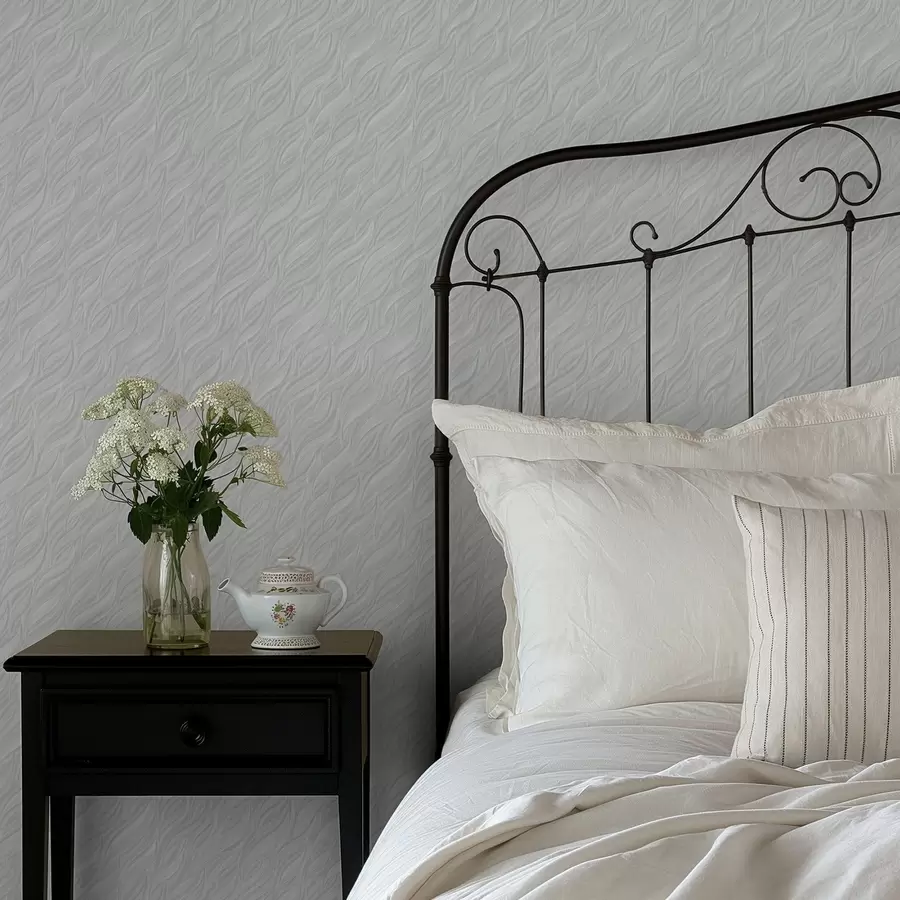 Fototapeta Teksturowane fale szczotkowane, jasna mięta a00688v2