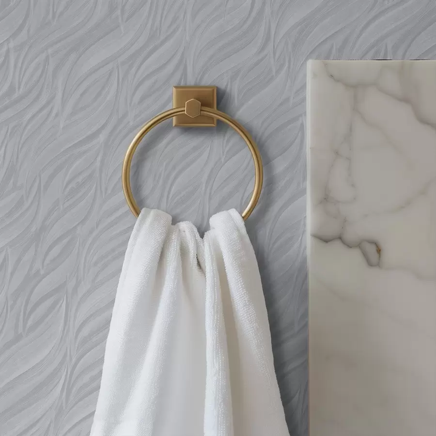 Fototapeta Teksturowane fale szczotkowane, chłodny niebiesko-szary a00688v3